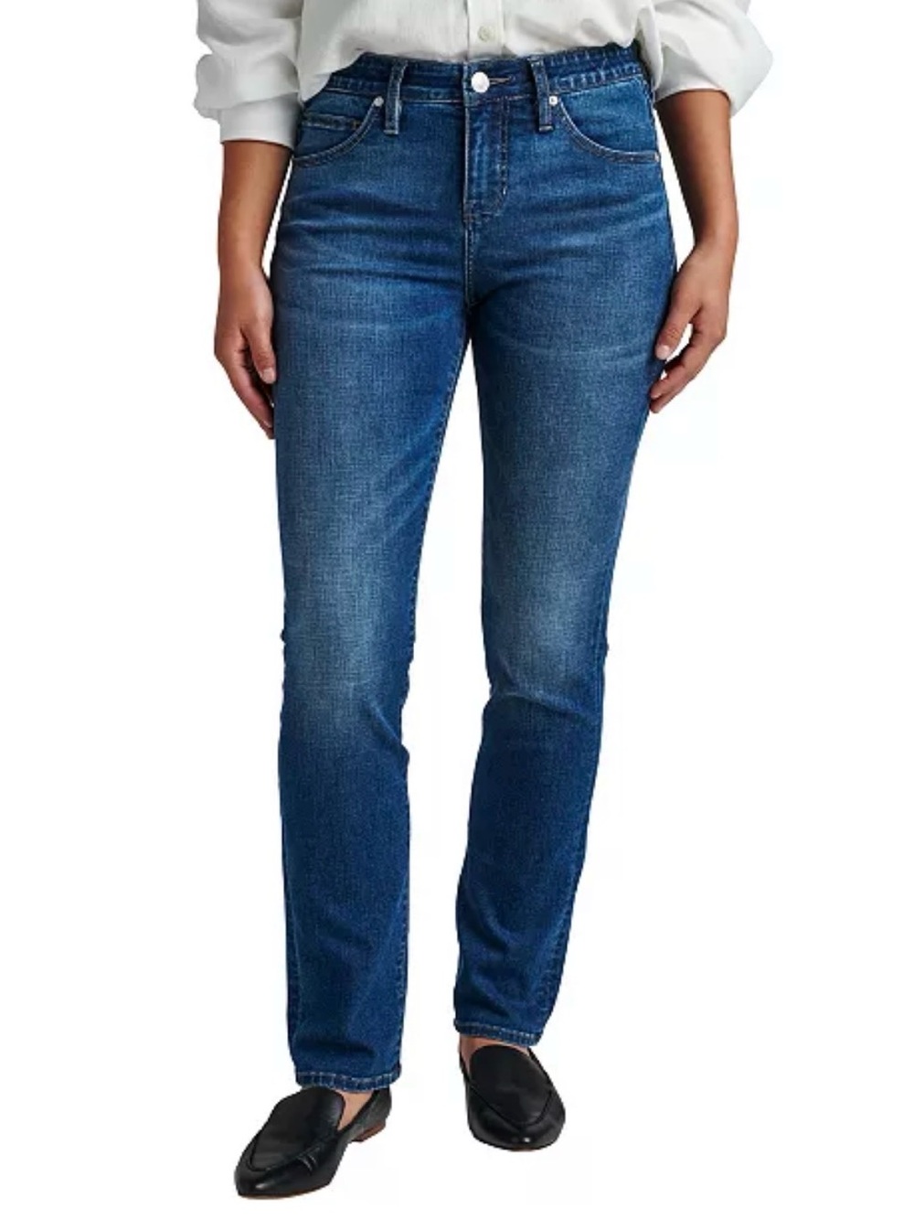 JAG Jean straight leg mid rise jeans 8